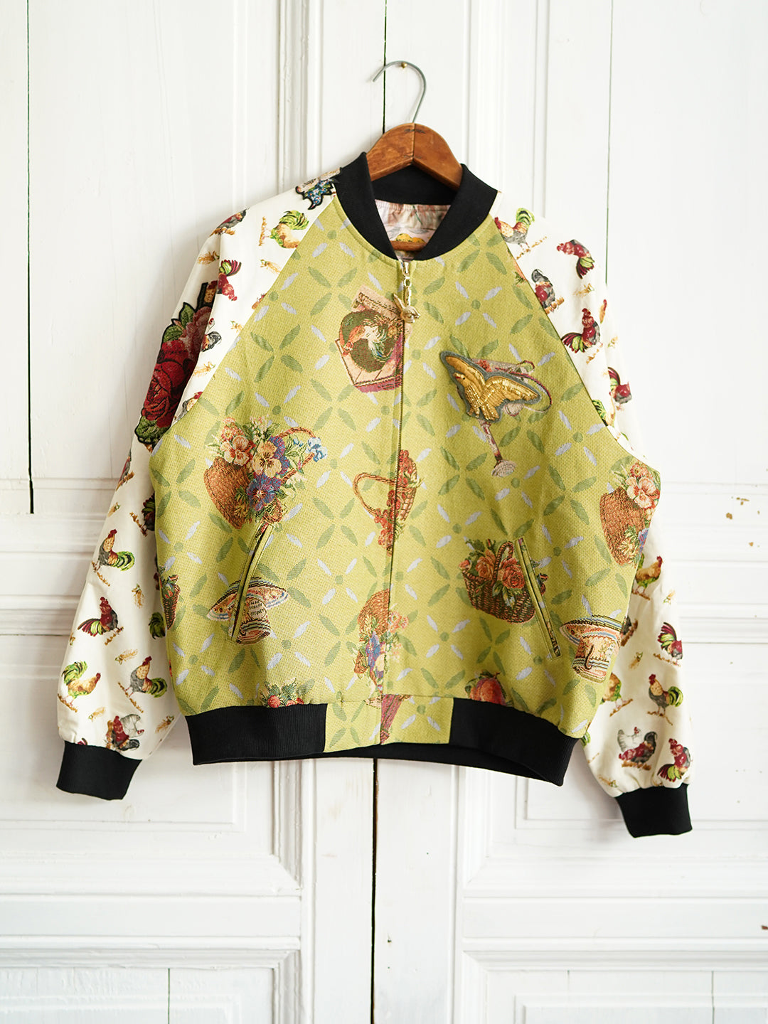 Unlogical Poem Cottage Style Patchwork Souvenir Jacket