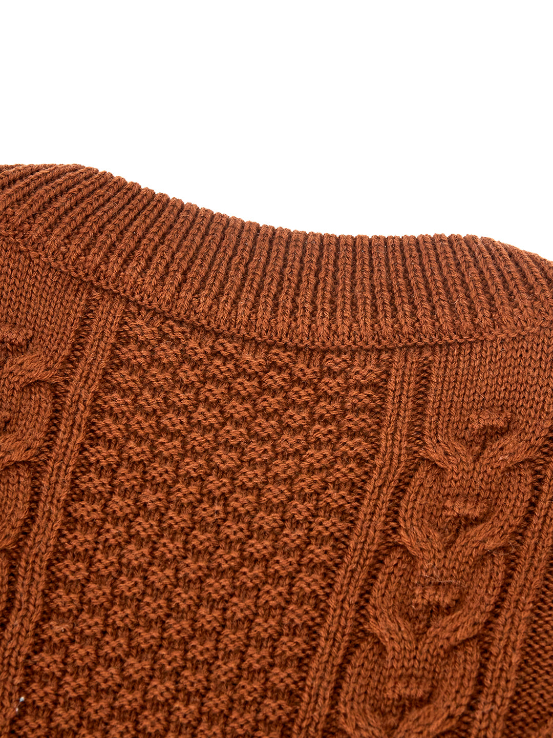 Unlogical Poem Cat Embroidery Patchwork Lace Wool Knit Sweater