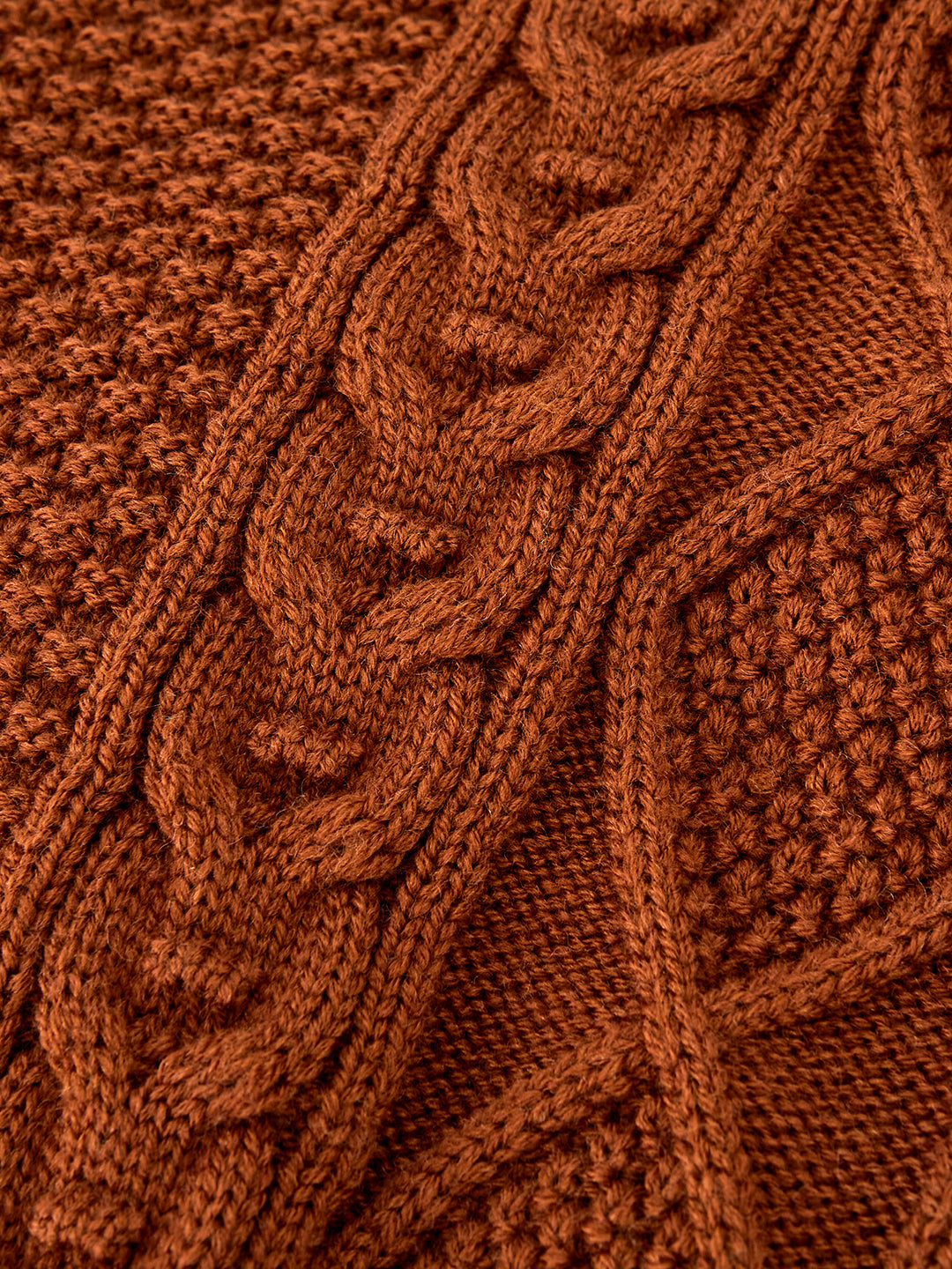 Unlogical Poem Cat Embroidery Patchwork Lace Wool Knit Sweater