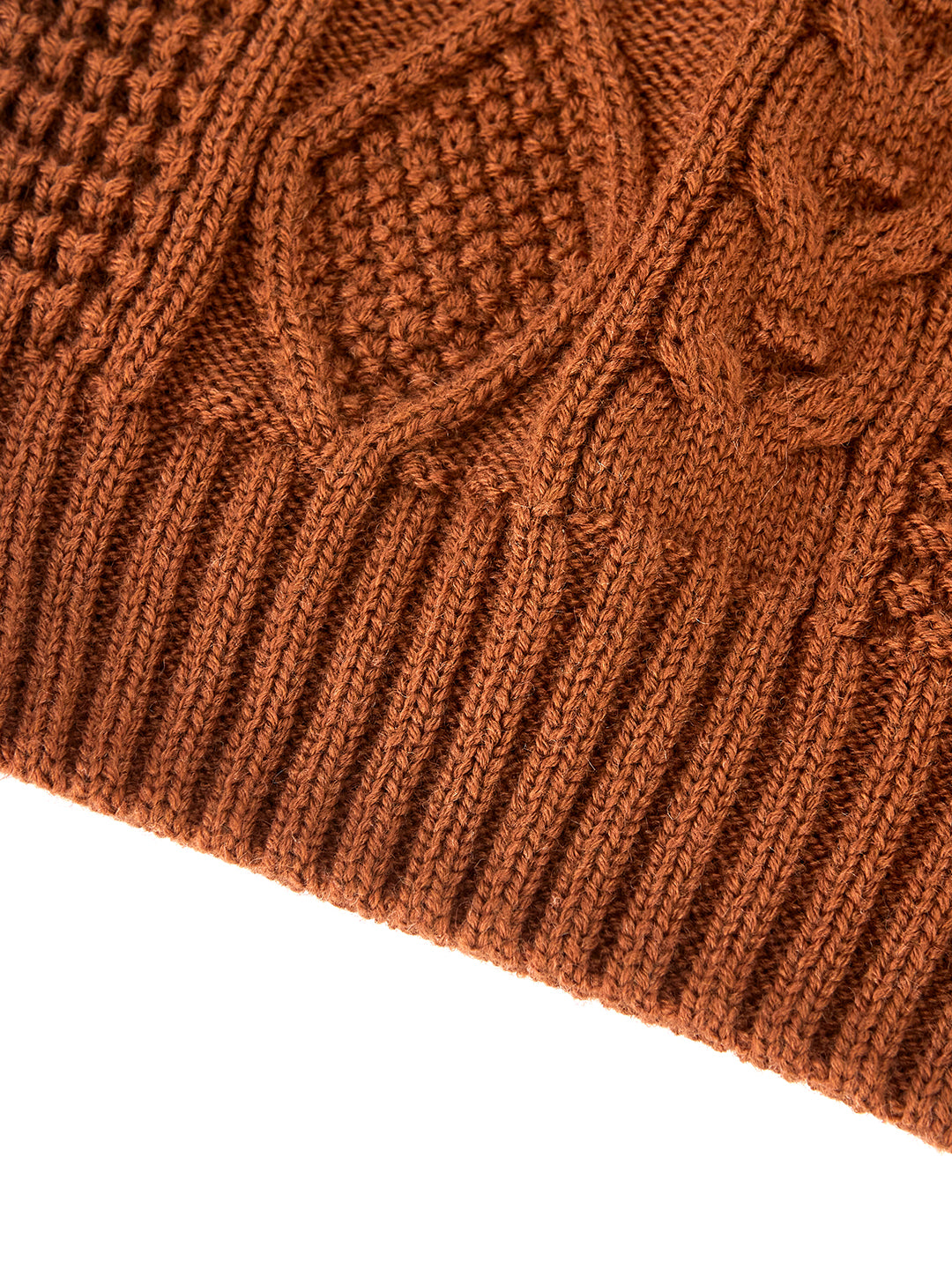 Unlogical Poem Cat Embroidery Patchwork Lace Wool Knit Sweater