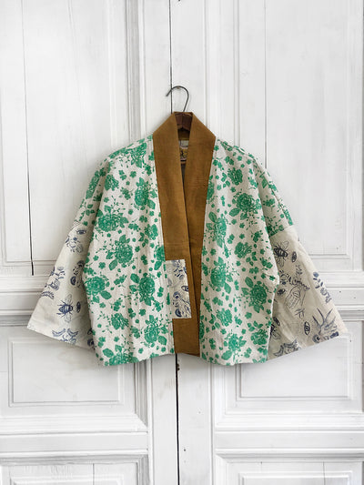 Unlogical Poem One-of-a-kind Patchwork Kimono