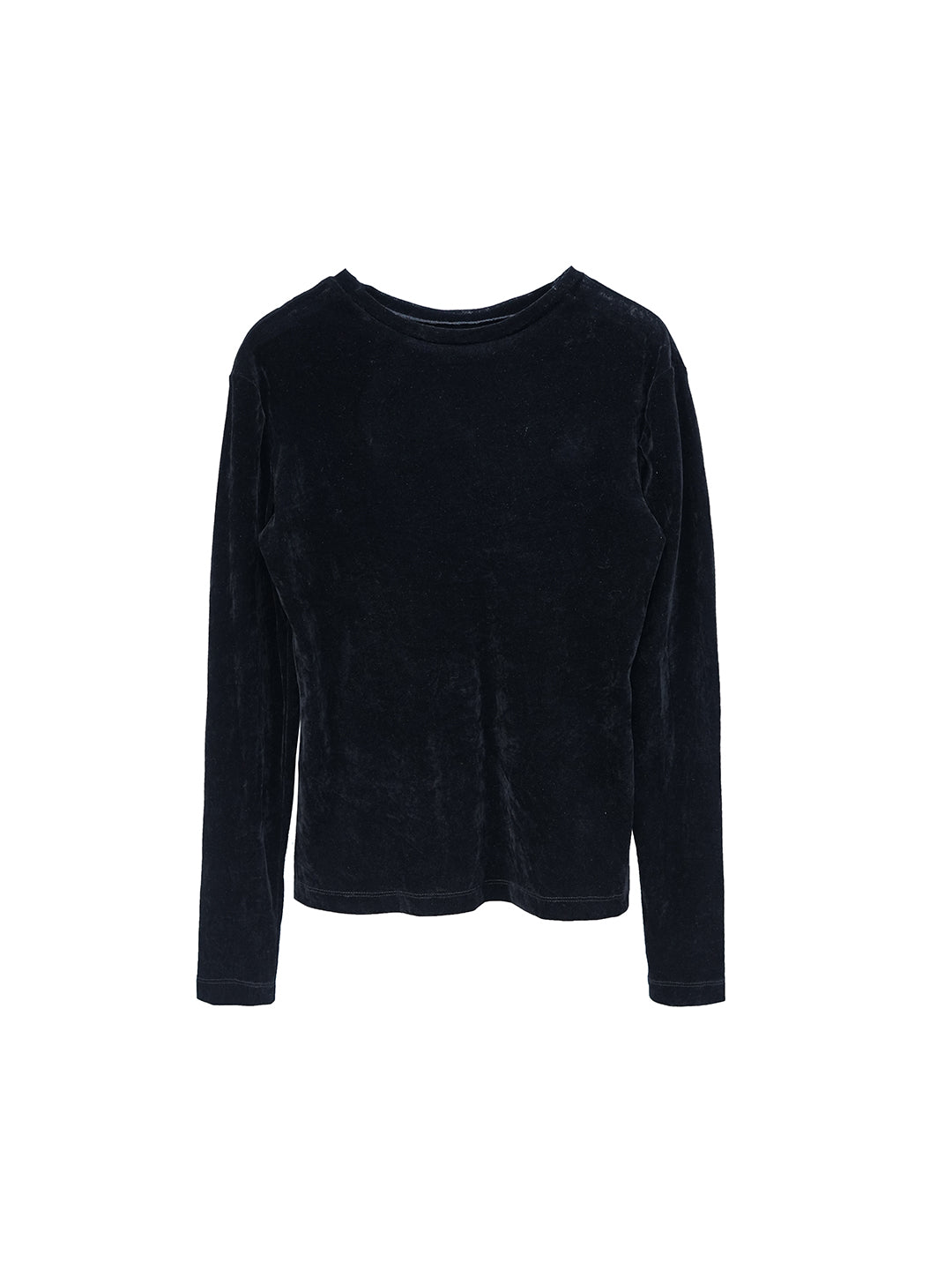 Unlogical Poem Retro-style Black Velvet Top