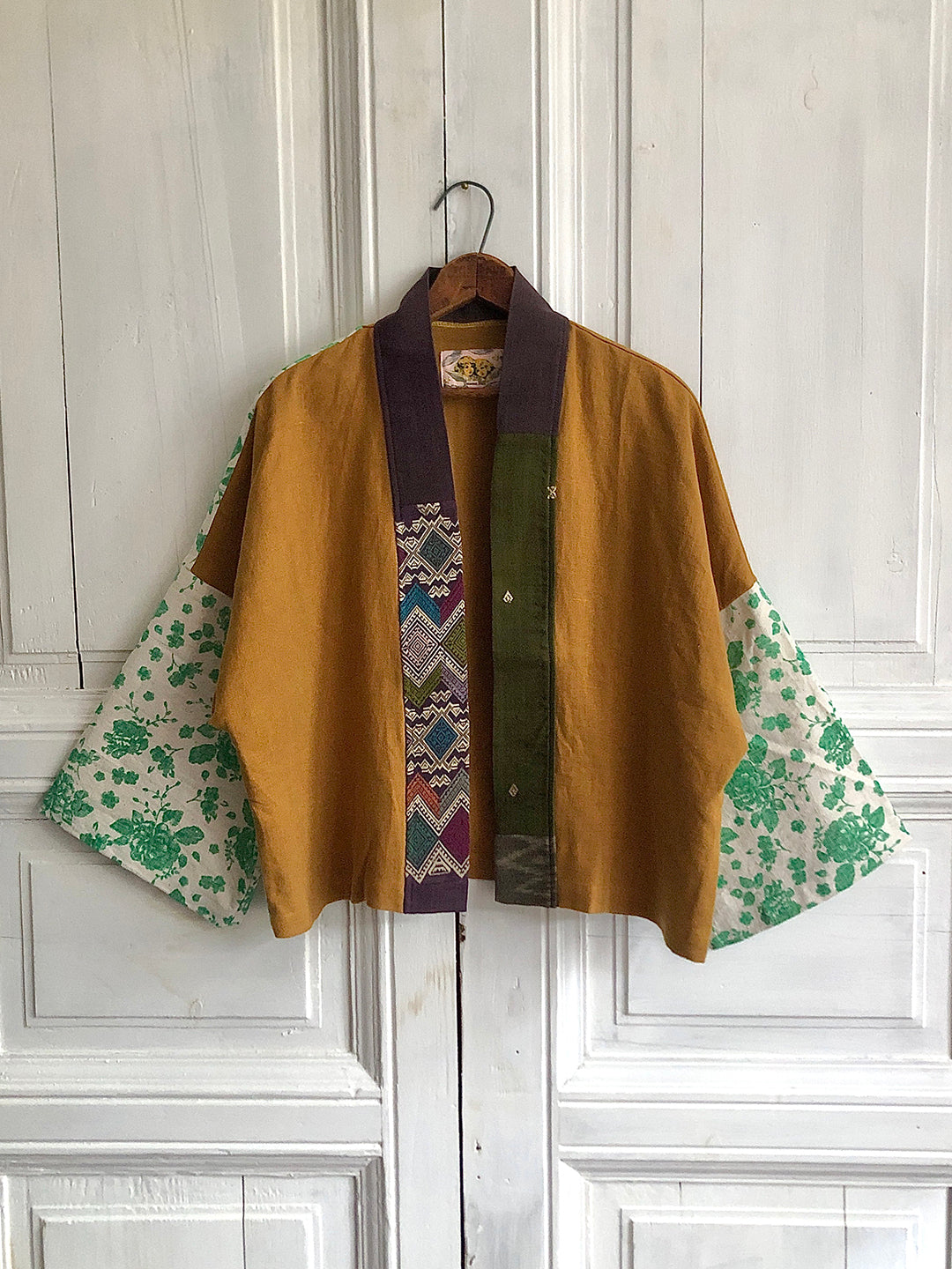 Unlogical Poem One-of-a-kind Patchwork Kimono