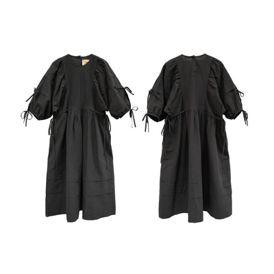 Unlogical Poem Vintage-Style Puff Sleeve Printed Dress