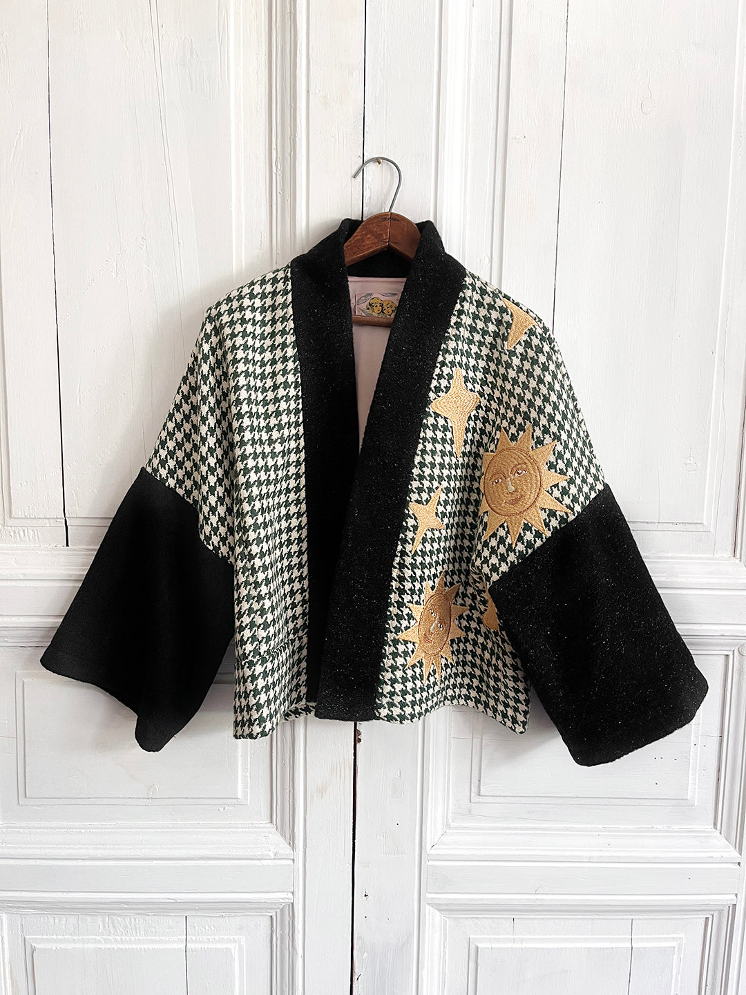 Unlogical Poem One-of-a-kind Patchwork Kimono