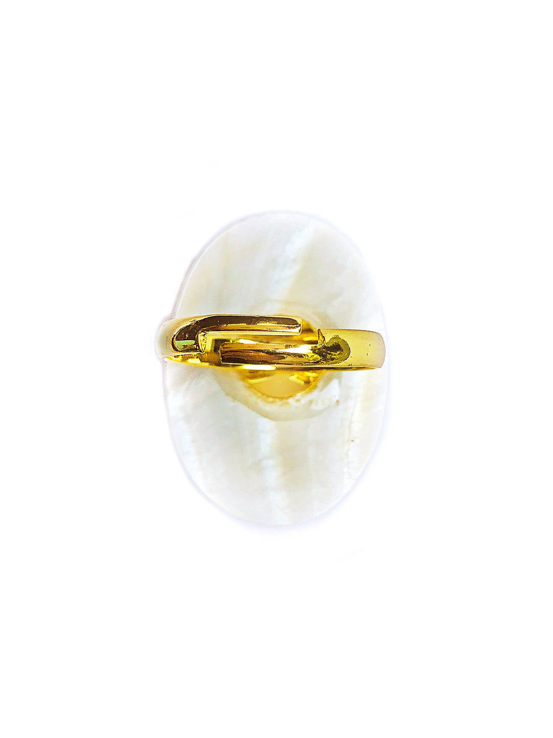 Unlogical Poem Hand/Bird shaped Natural Shell Ring