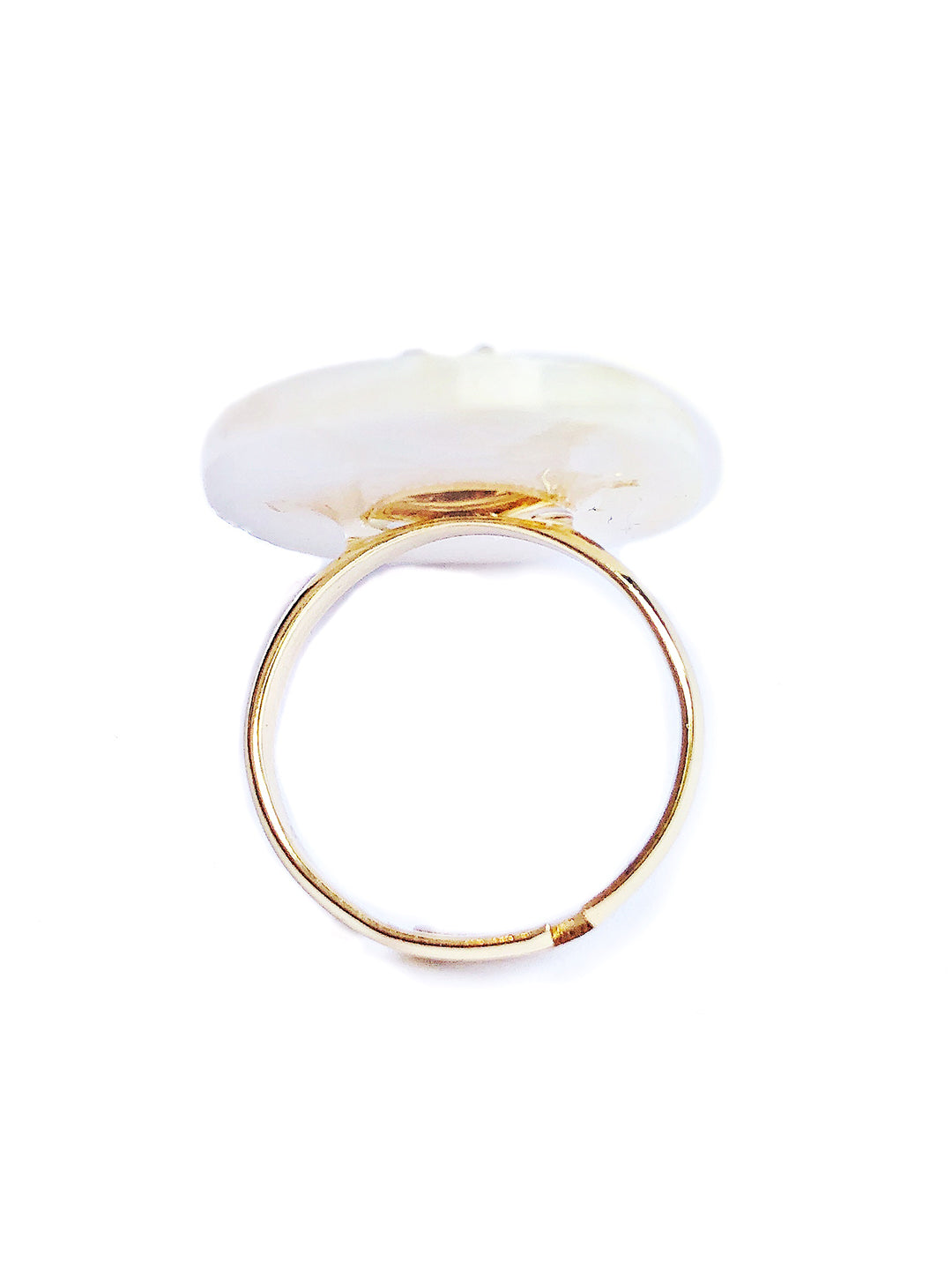 Unlogical Poem Hand/Bird shaped Natural Shell Ring