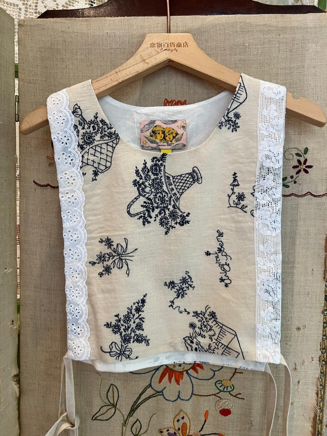 Unlogical Poem Vintage Patchwork Floral Vest – Multiple Styles
