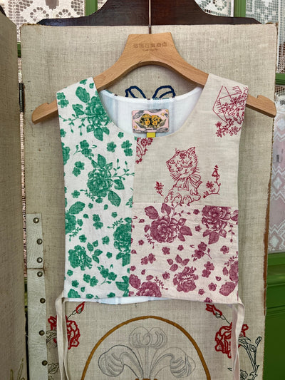 Unlogical Poem Vintage Patchwork Floral Vest – Multiple Styles