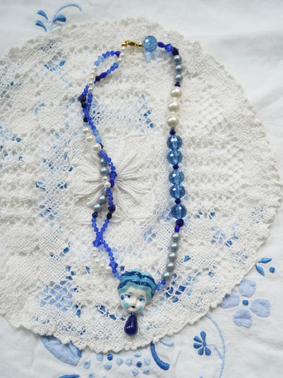 Unlogical Poem Baroque Handmade Doll Necklace