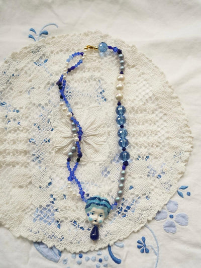 Unlogical Poem Baroque Handmade Doll Necklace