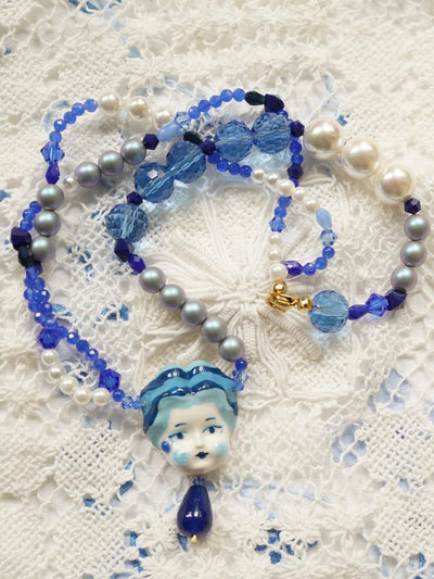 Unlogical Poem Baroque Handmade Doll Necklace