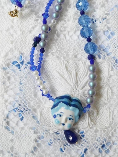 Unlogical Poem Baroque Handmade Doll Necklace