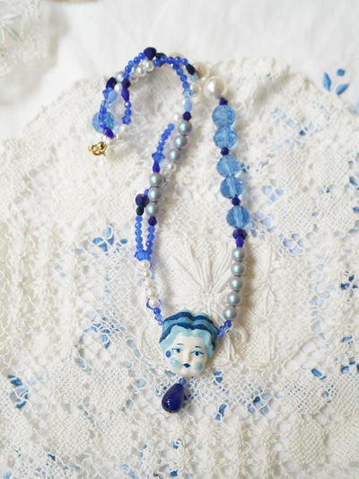 Unlogical Poem Baroque Handmade Doll Necklace