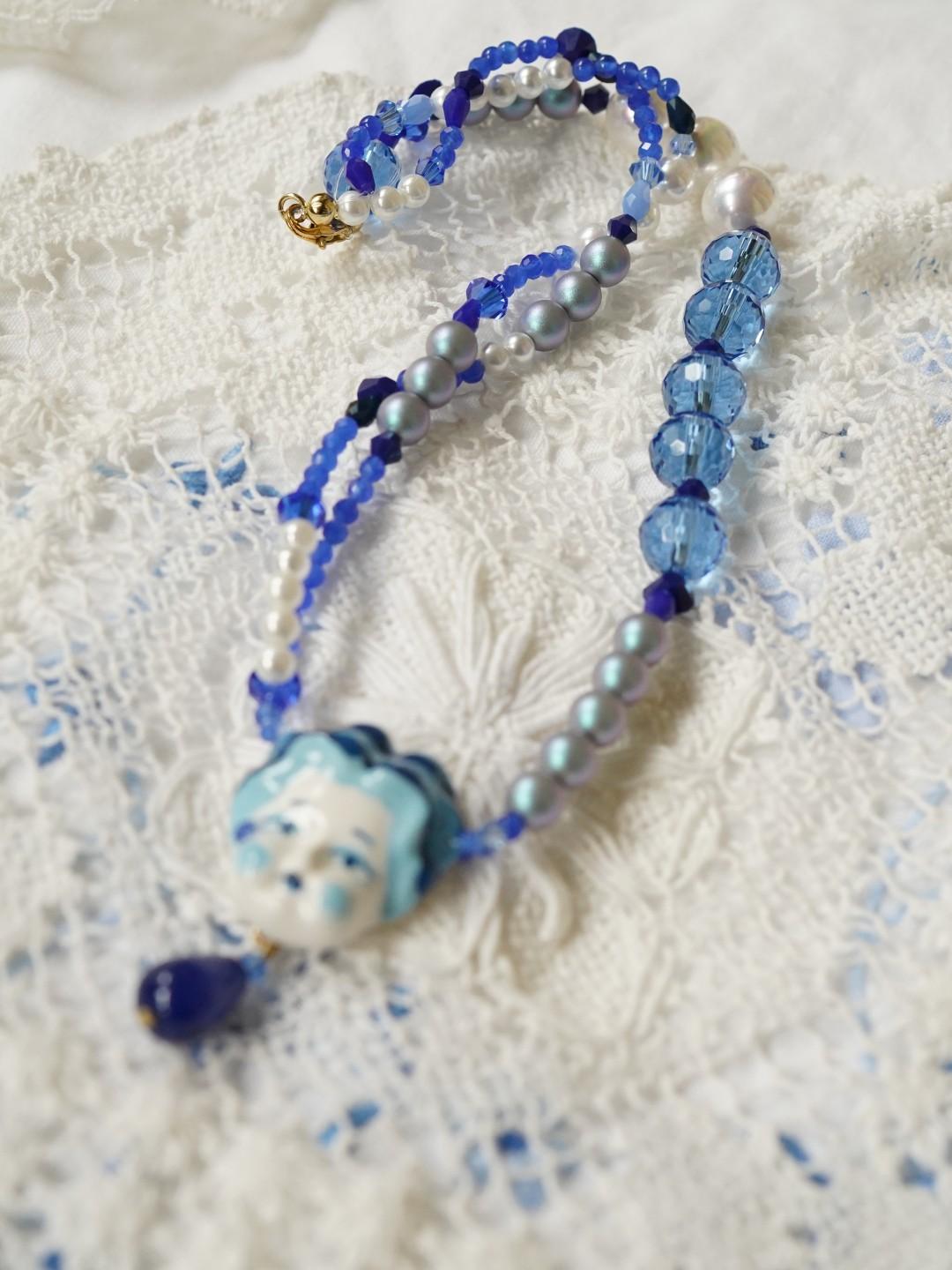 Unlogical Poem Baroque Handmade Doll Necklace