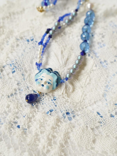 Unlogical Poem Baroque Handmade Doll Necklace