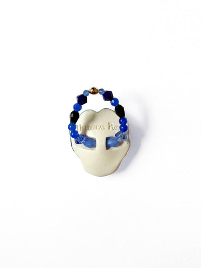 Unlogical Poem Blue Doll  Handmade Ring