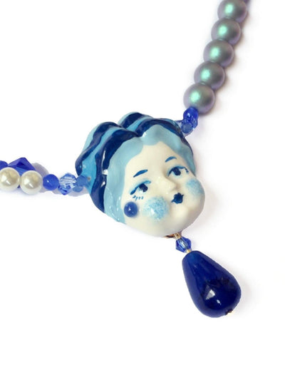 Unlogical Poem Baroque Handmade Doll Necklace