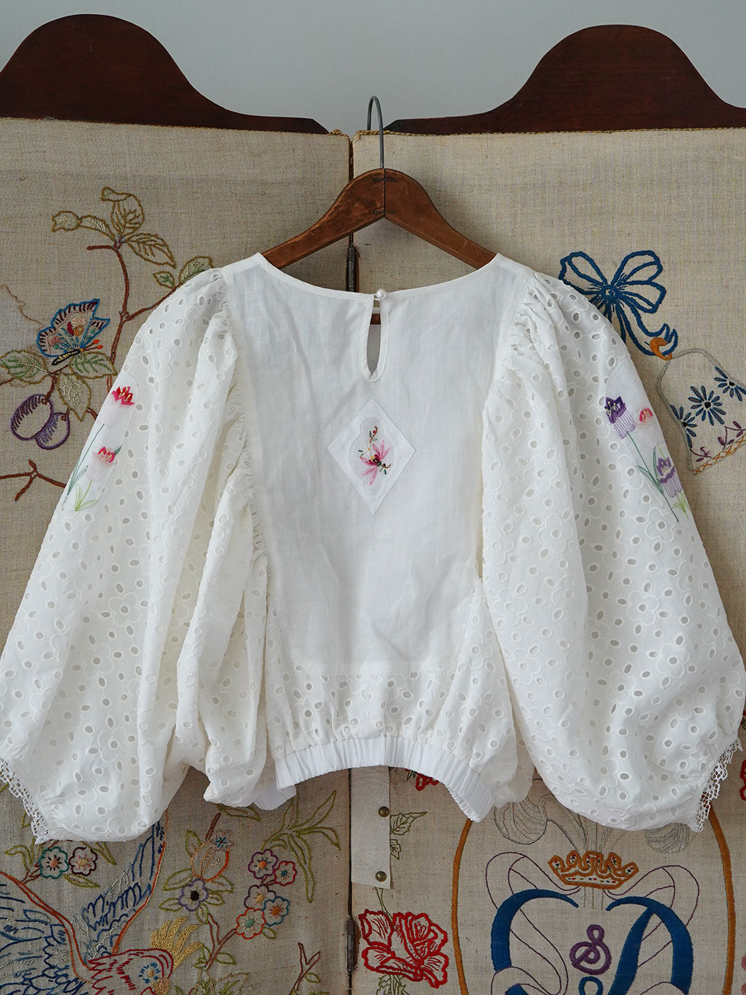 Unlogical Poem one of a kind handmade Beauty Embroidered Blouse