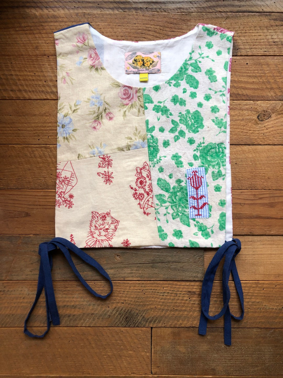 Unlogical Poem Vintage Patchwork Floral Vest – Multiple Styles