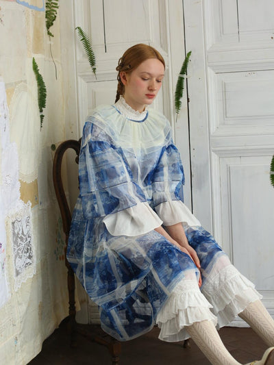 Unlogical Poem Victorian-Style Lace Ruffled Leggings