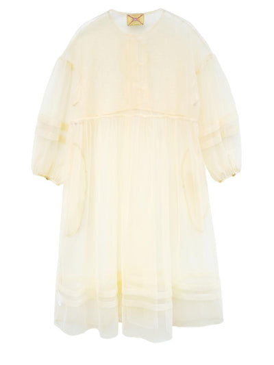 Unlogical Poem Versatile Mesh Layered Overlay Dress (Multi Color)