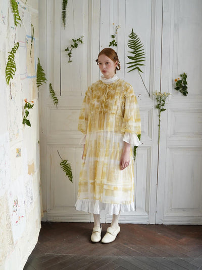 Unlogical Poem Versatile Mesh Layered Overlay Dress