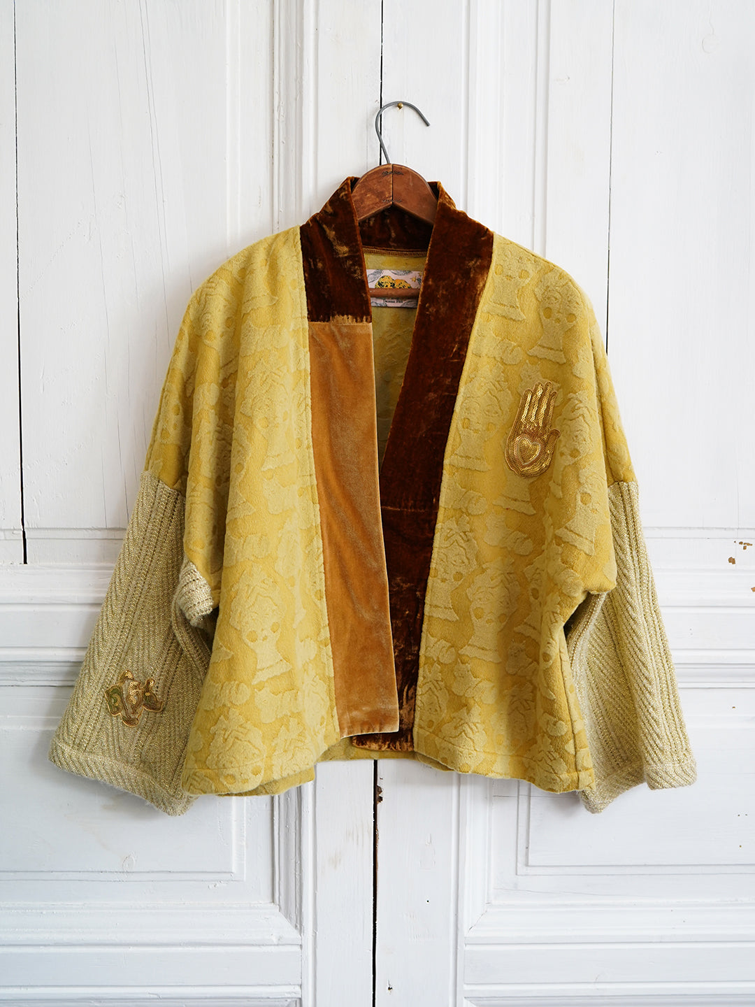 Unlogical Poem One-of-a-kind Patchwork Kimono