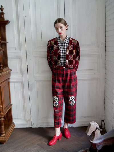 Unlogical Poem Black and White Gingham Cotton Shirt