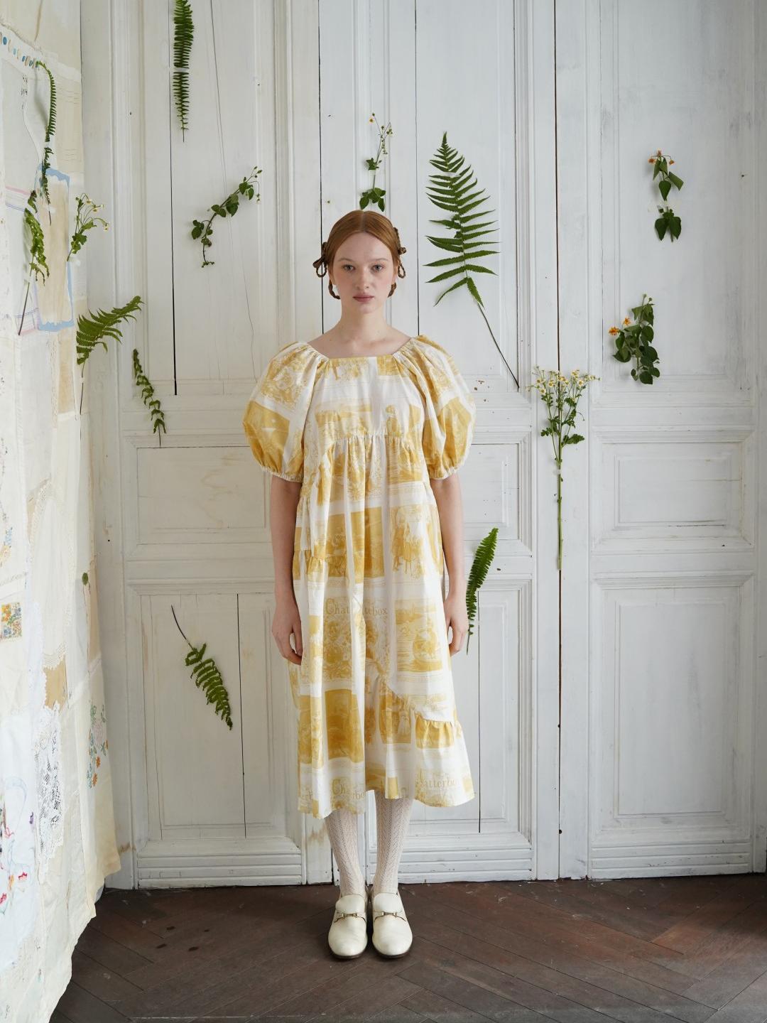 Unlogical Poem Asymmetrical Hem  Dress with Open Back and Bow