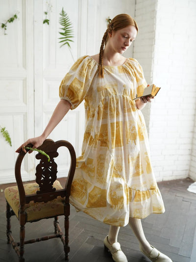 Unlogical Poem Asymmetrical Hem  Dress with Open Back and Bow