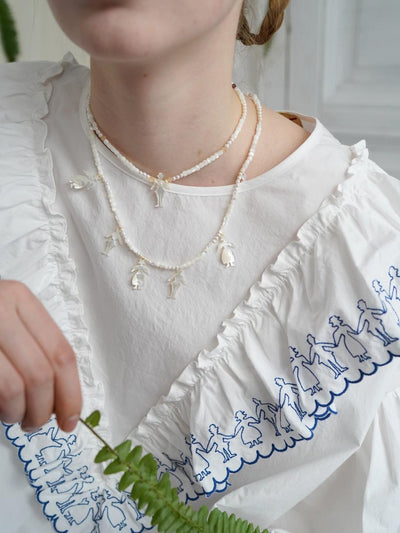 Unlogical Poem Vintage Style Natural Shell Necklace