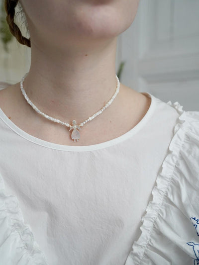 Unlogical Poem Vintage Style Natural Shell Necklace