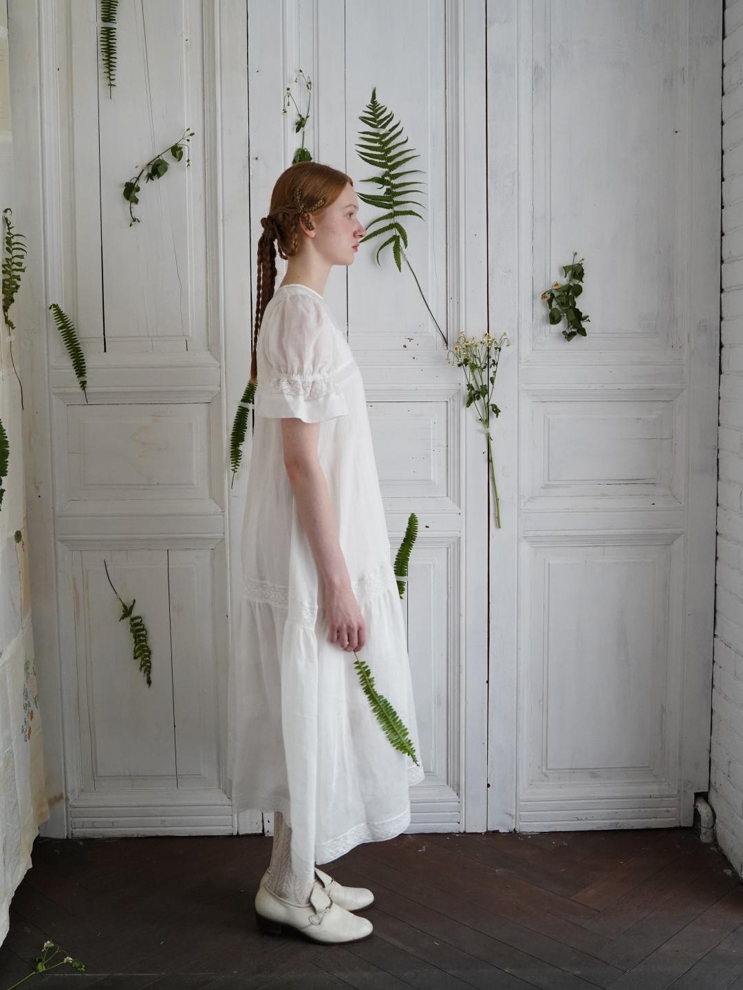 Unlogical Poem Bohemian style lace-insert long dress