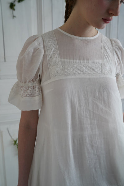 Unlogical Poem Bohemian style lace-insert long dress