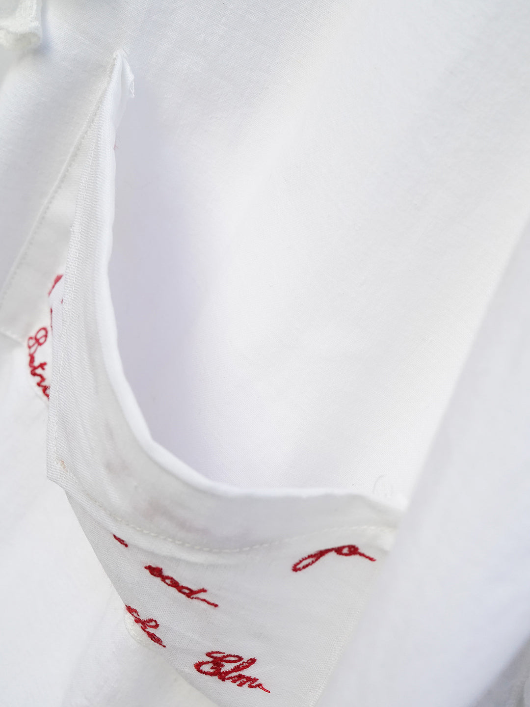 Unlogical Poem Poetry Embroidery Patchwork Cotton Dress