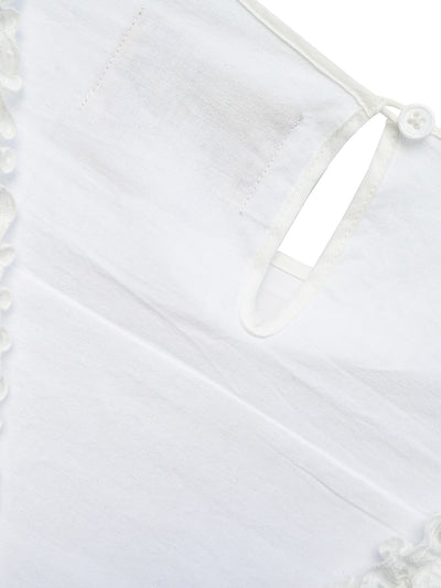 Unlogical Poem Poetry Embroidery Patchwork Cotton Dress