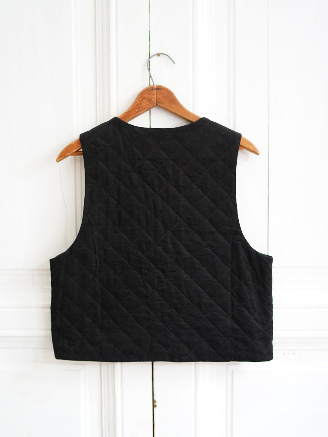 Unlogical Poem Doll Patchwork Embroidered Quilted Vest