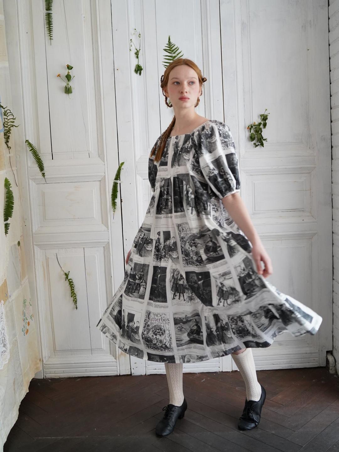 Unlogical Poem Asymmetrical Hem  Dress with Open Back and Bow
