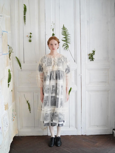 Unlogical Poem Versatile Mesh Layered Overlay Dress (Multi Color)