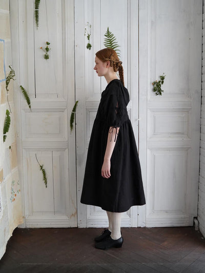 Unlogical Poem Vintage-Style Puff Sleeve Printed Dress