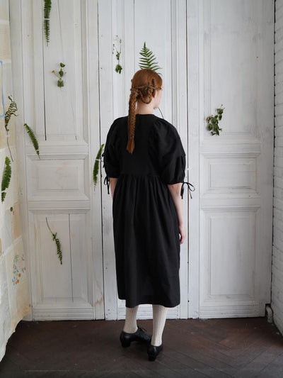 Unlogical Poem Vintage-Style Puff Sleeve Printed Dress