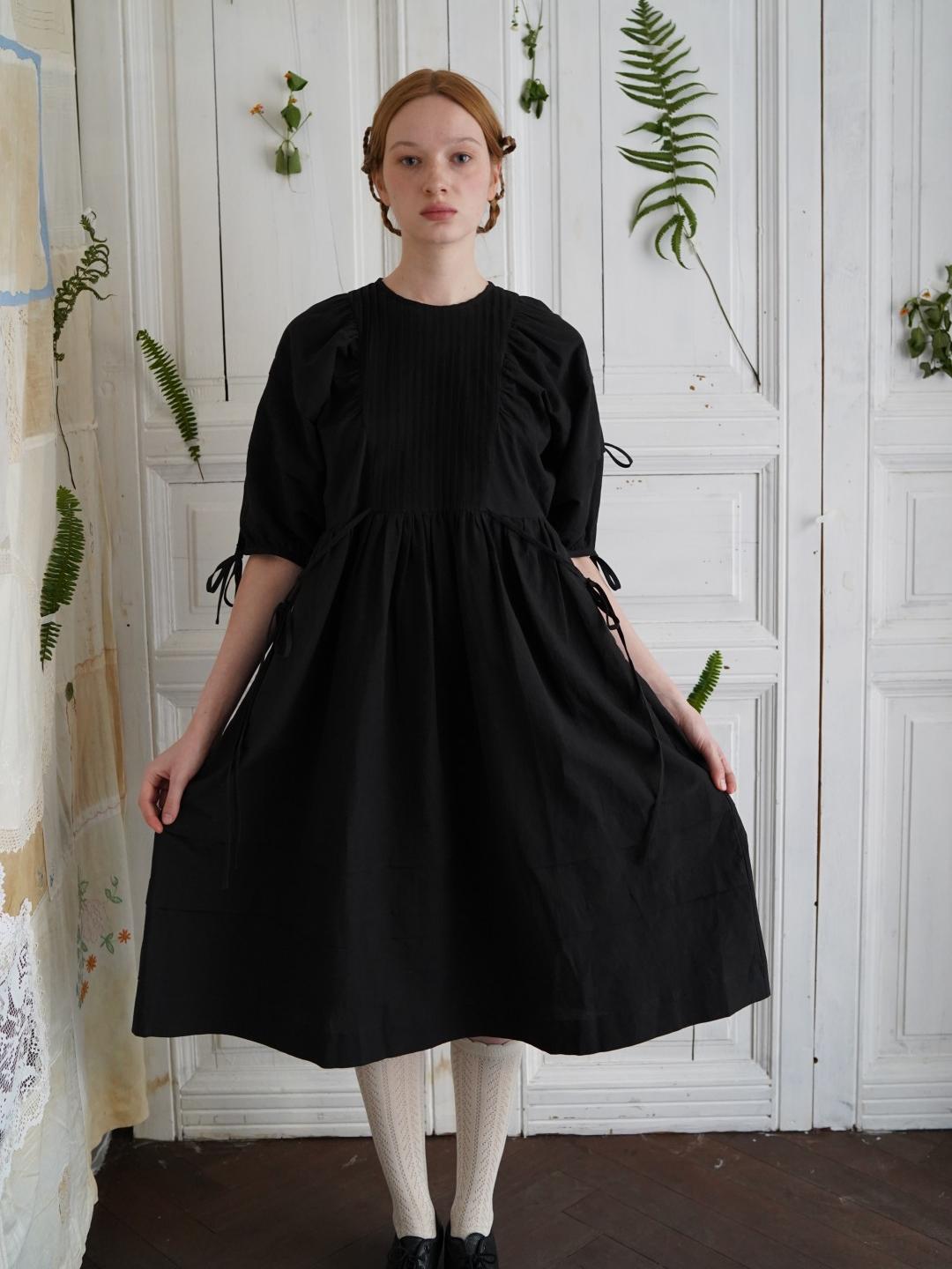Unlogical Poem Vintage-Style Puff Sleeve Printed Dress