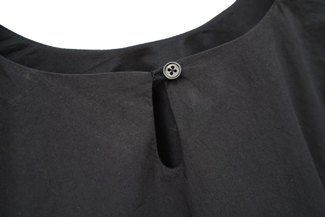 Unlogical Poem  Poetic Embroidered Ruffle Top with Batwing Sleeves