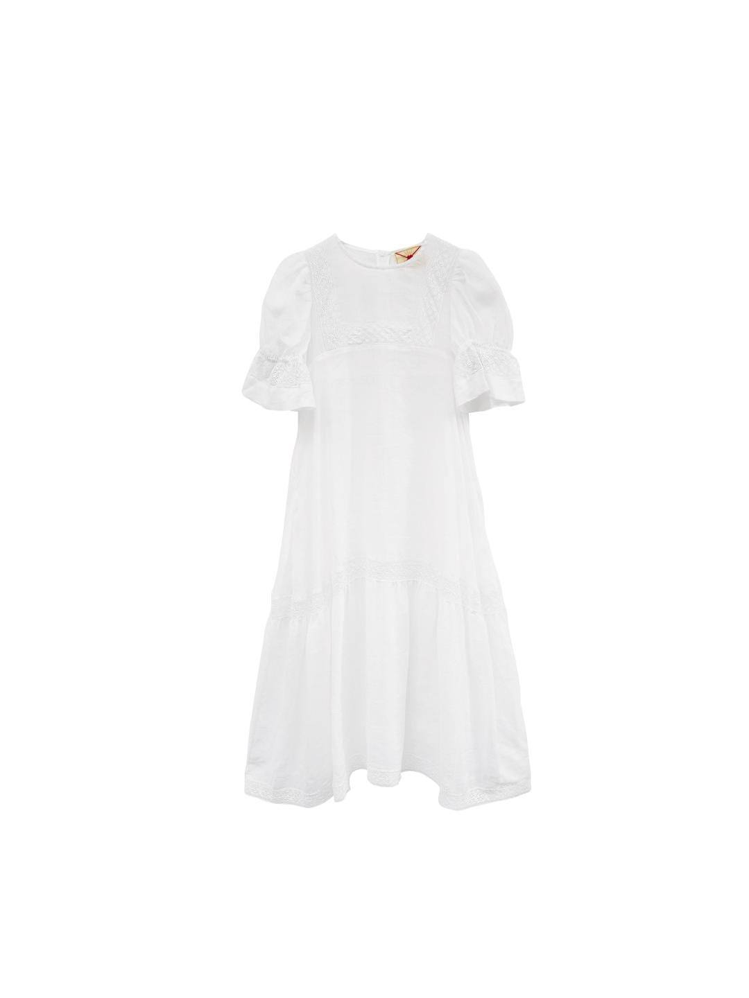 Unlogical Poem Bohemian style lace-insert long dress