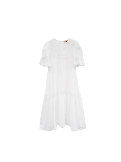 Unlogical Poem Bohemian style lace-insert long dress