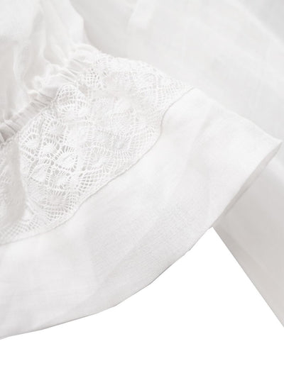 Unlogical Poem Bohemian style lace-insert long dress