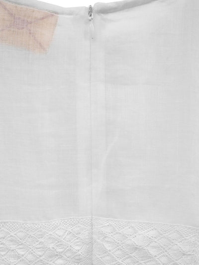 Unlogical Poem Bohemian style lace-insert long dress