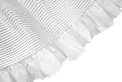 Unlogical Poem Victorian-Style Piped Ruffle Midi Skirt