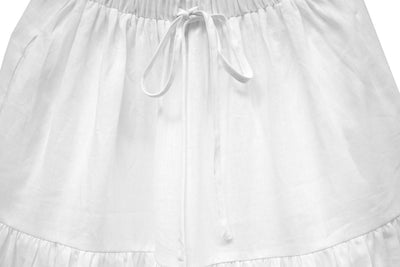 Unlogical Poem Victorian-Style Piped Ruffle Midi Skirt